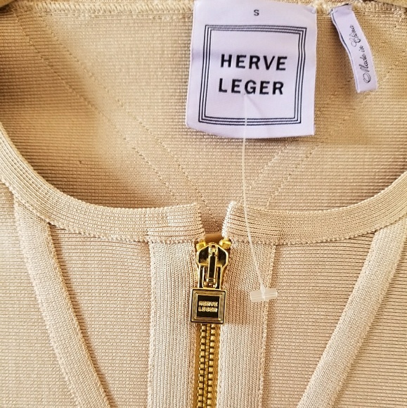 Nwot Authentic Herve Leger Conservative Dressy Bar - Picture 4 of 8